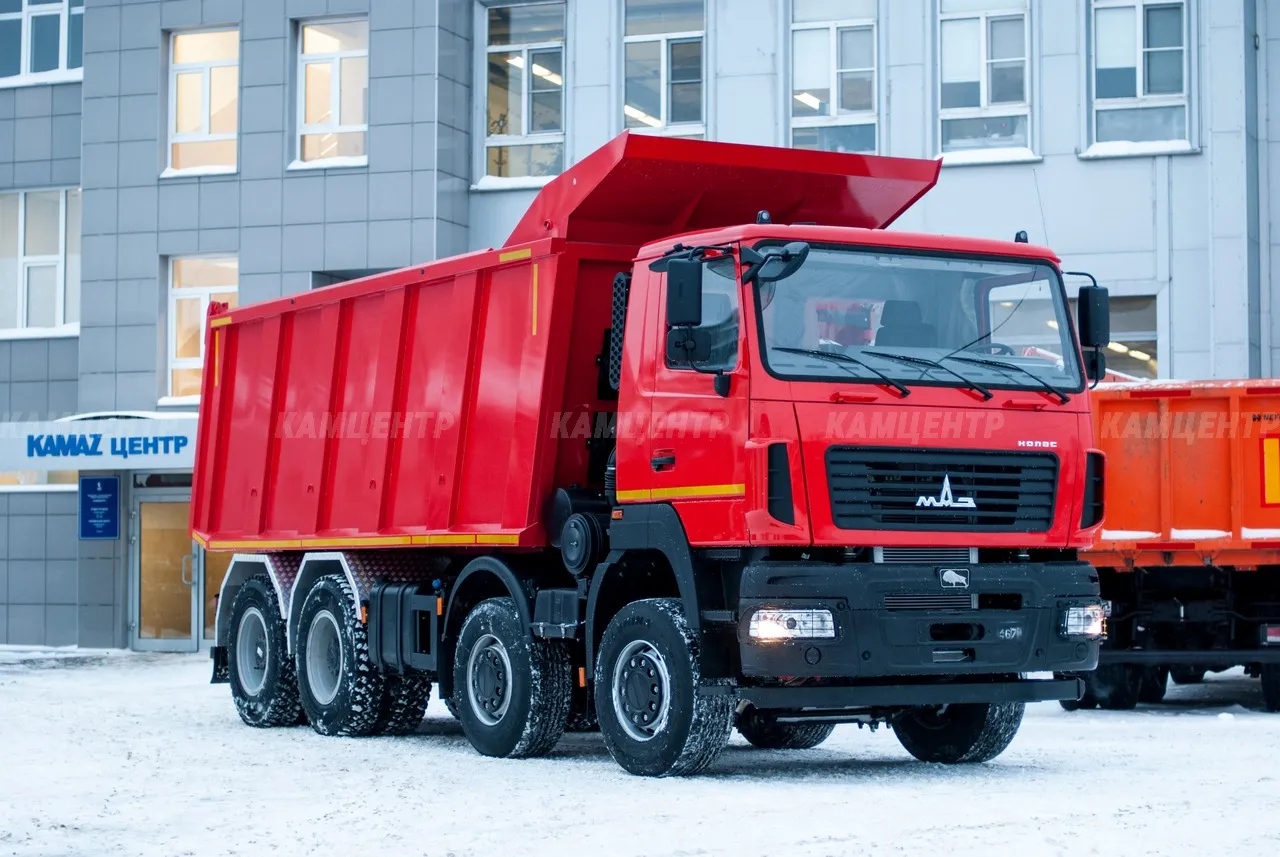 Новые самосвалы МАЗ - купить новый грузовой самосвал МАЗ в Москве у официального дилера